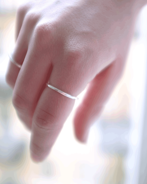 thin ring by Opium Jewelry